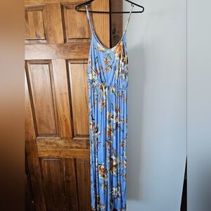 Floral Maxi Dress in Blue
